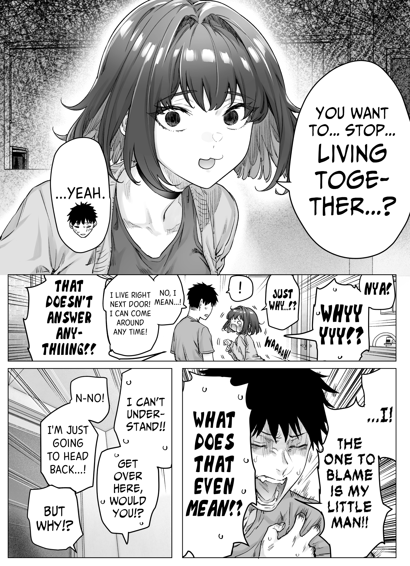 The Tsuntsuntsuntsuntsuntsun Tsuntsuntsuntsuntsundere Girl Getting Less And Less Tsun Day By Day chapter 79 - page 1