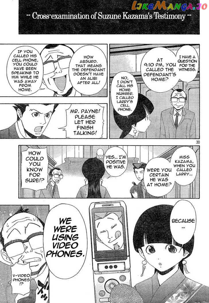 Gyakuten Saiban chapter 1 - page 30