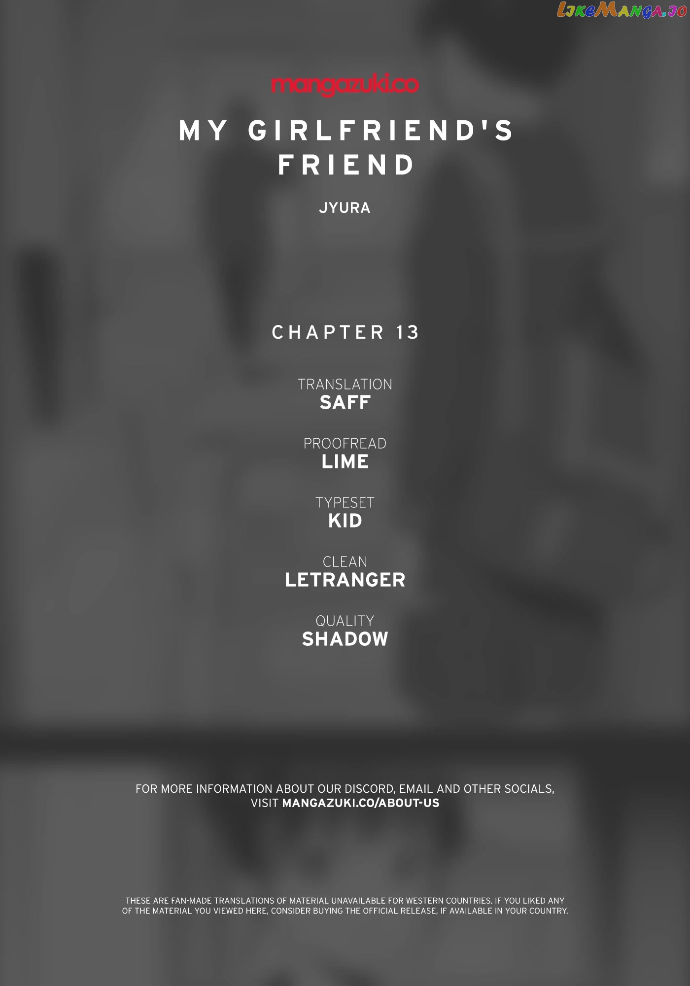 My Girlfriend's Friend chapter 13 - page 1