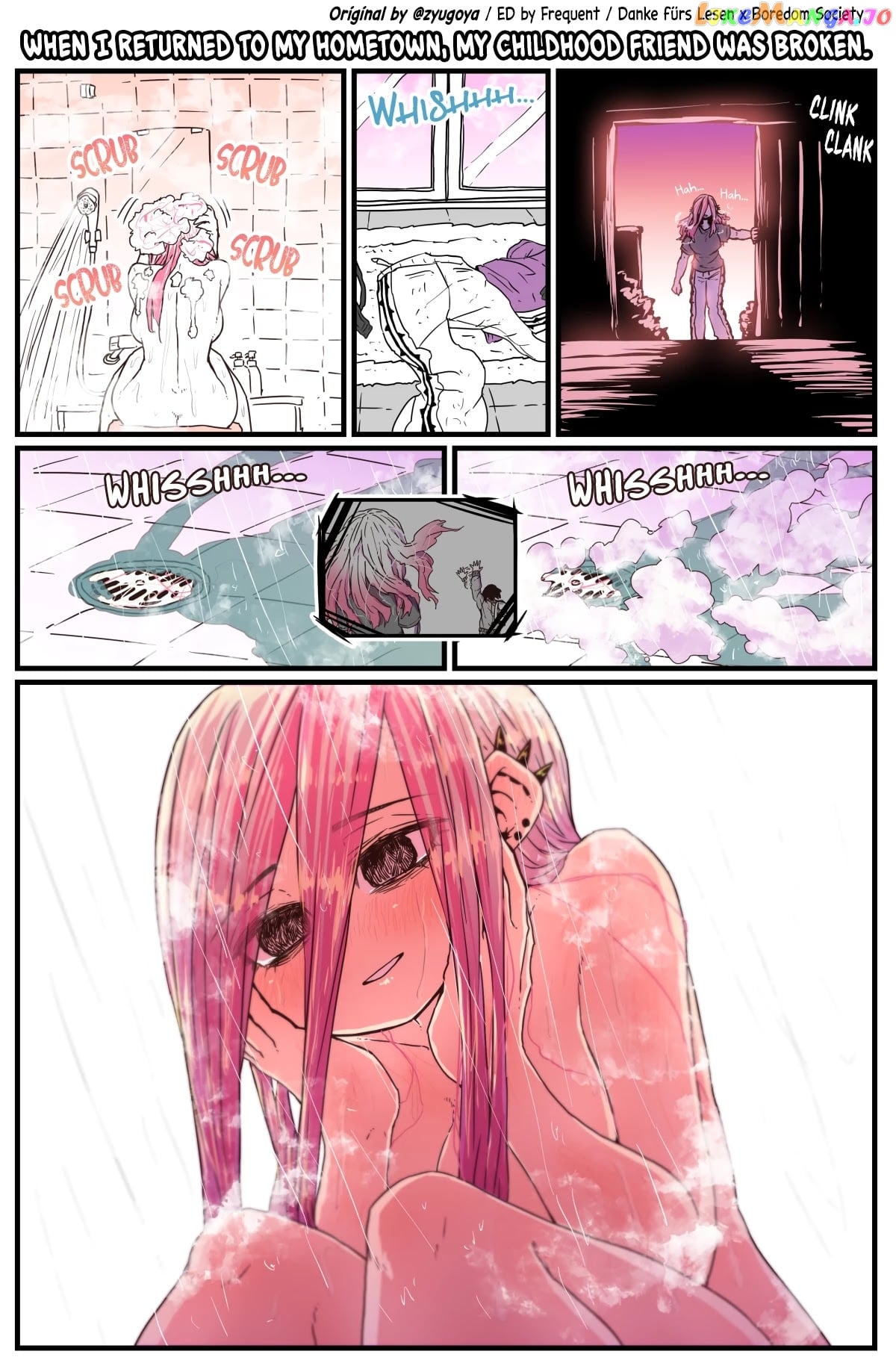 When I Returned to My Hometown, My Childhood Friend was Broken chapter 4 - page 1