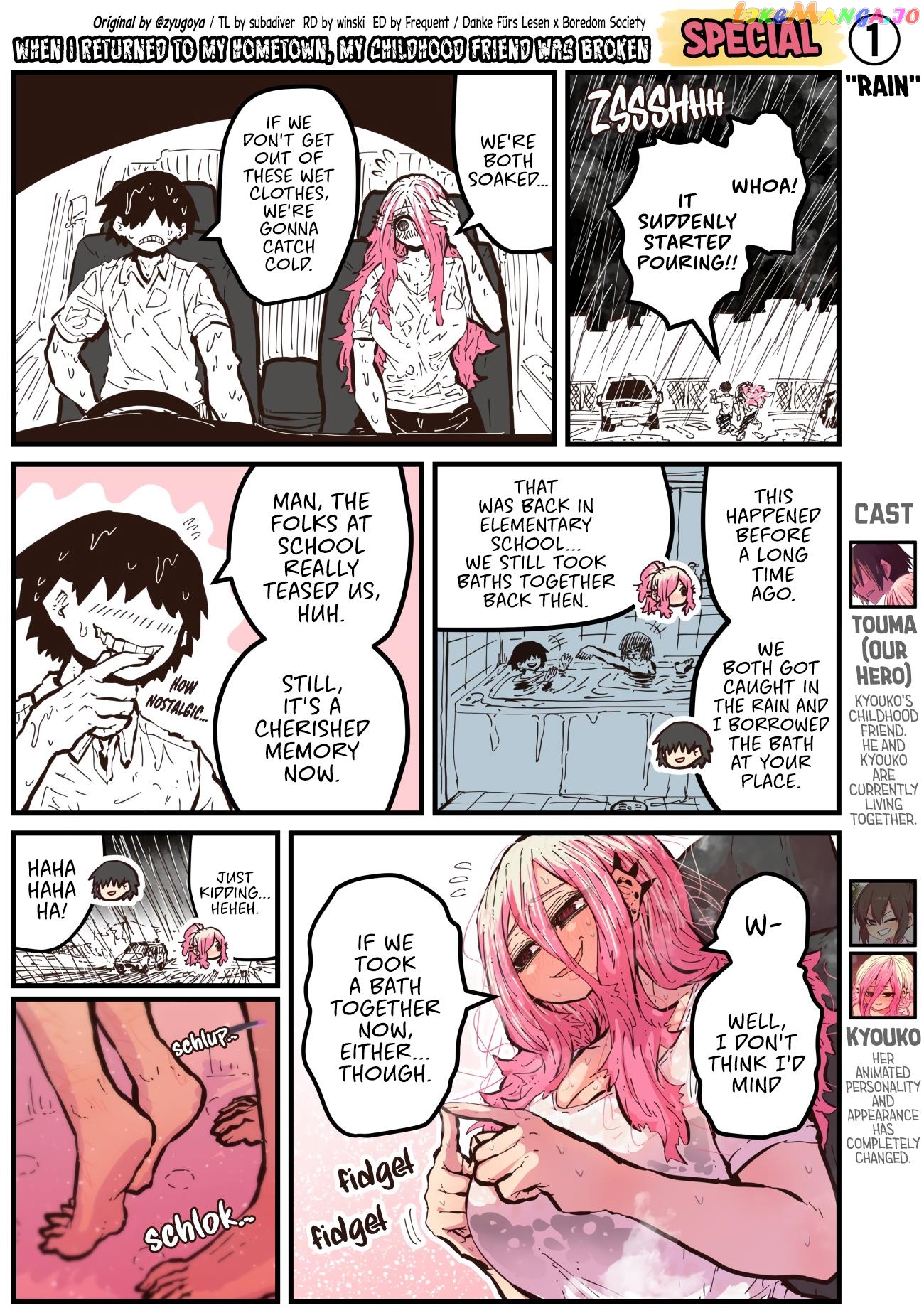 When I Returned to My Hometown, My Childhood Friend was Broken chapter 50.1 - page 2