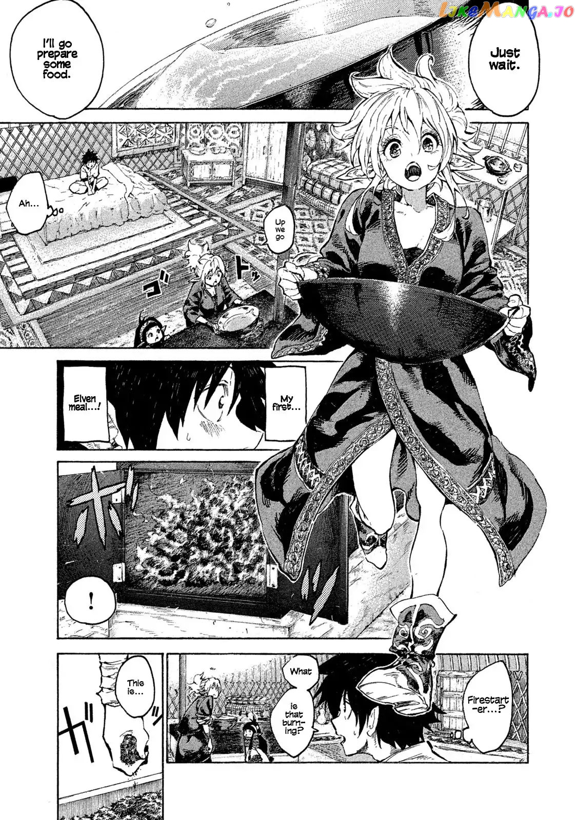Mazumeshi Elf to Youbokugurashi chapter 1 - page 14