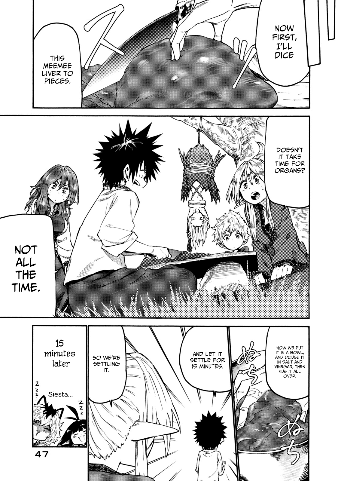 Mazumeshi Elf to Youbokugurashi chapter 34 - page 21