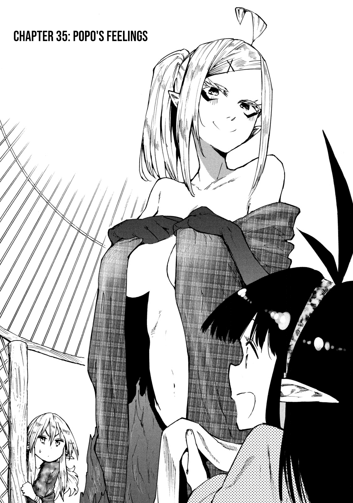 Mazumeshi Elf to Youbokugurashi chapter 35 - page 1