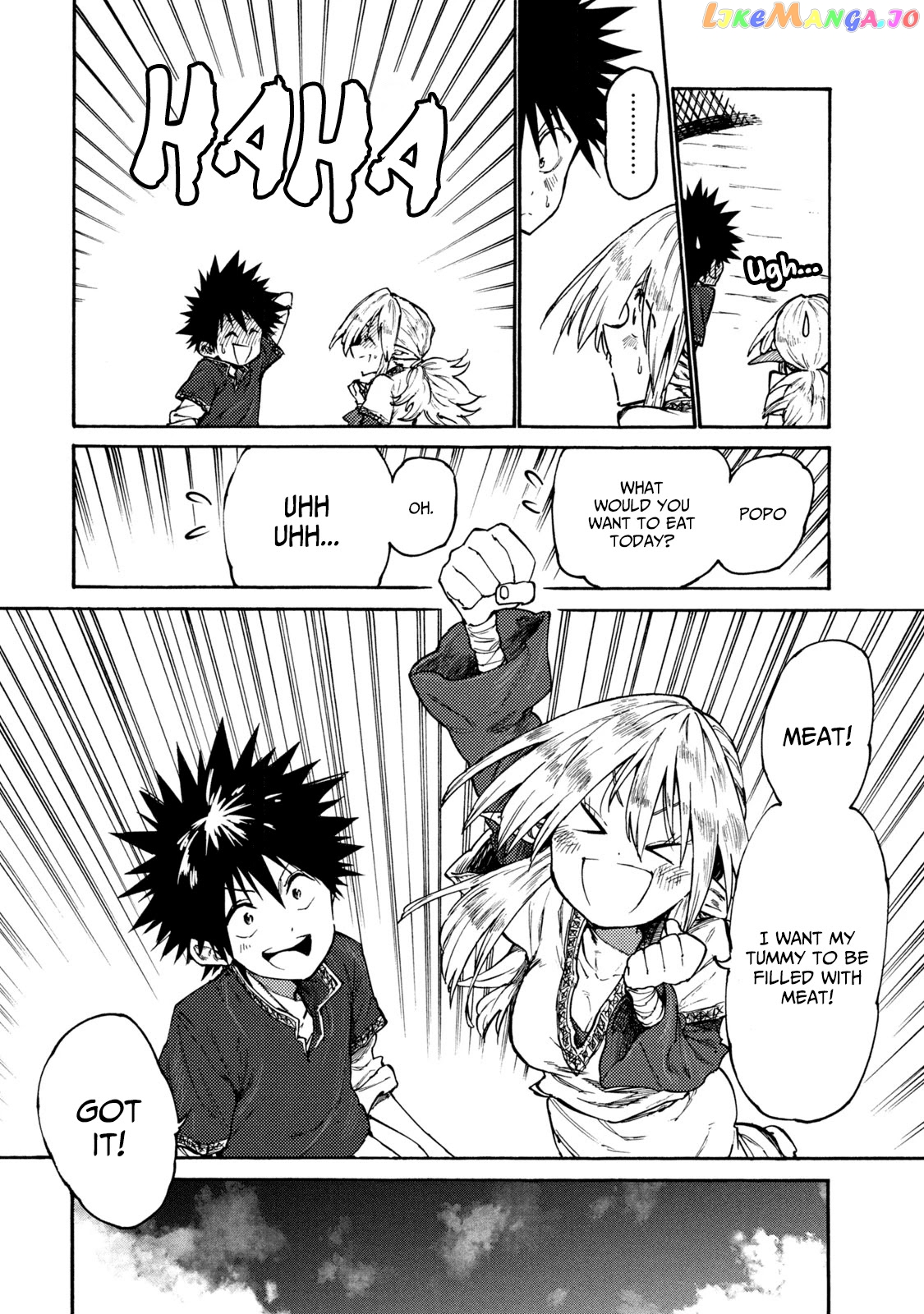 Mazumeshi Elf to Youbokugurashi chapter 35 - page 12