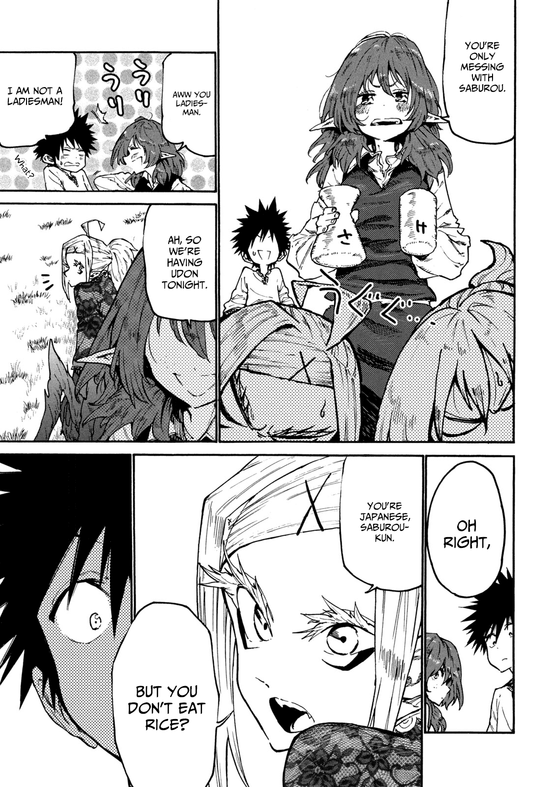 Mazumeshi Elf to Youbokugurashi chapter 36 - page 5