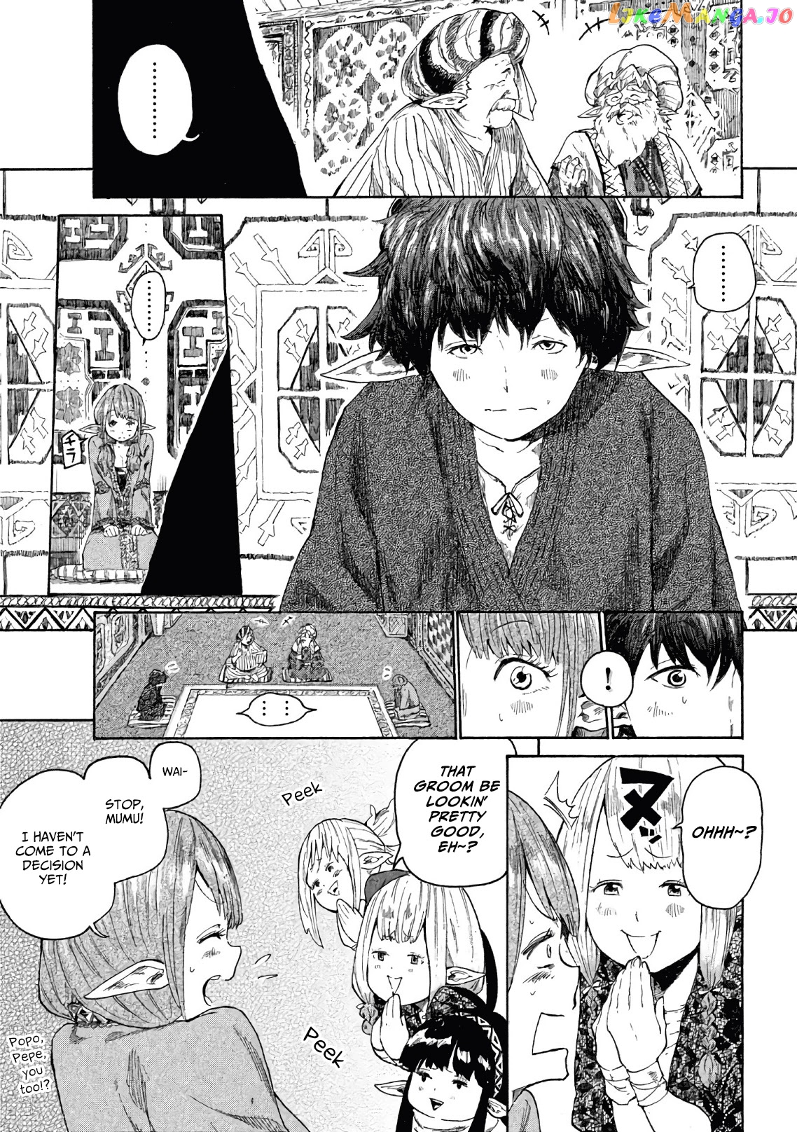 Mazumeshi Elf to Youbokugurashi chapter 3 - page 6