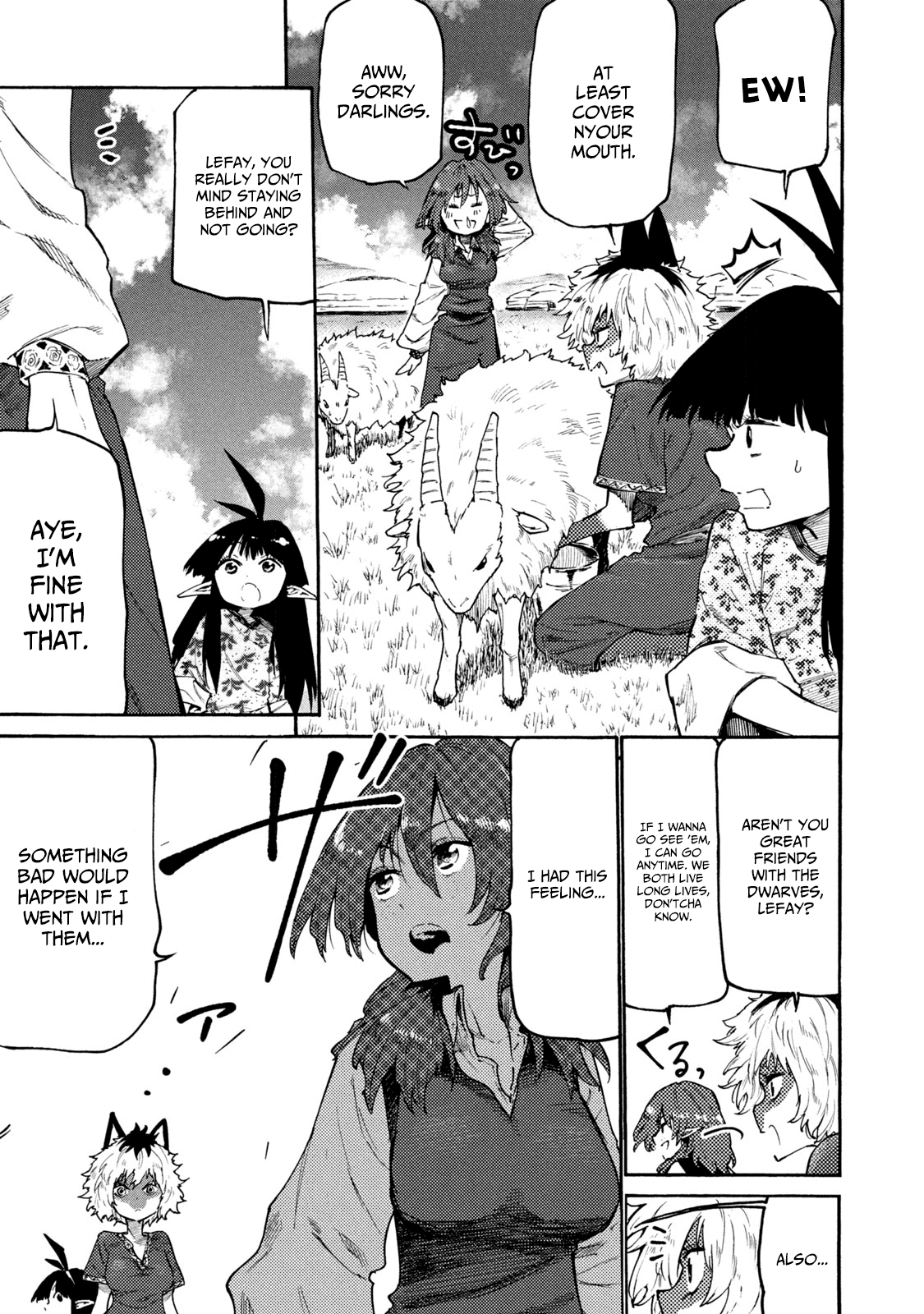 Mazumeshi Elf to Youbokugurashi chapter 37 - page 5