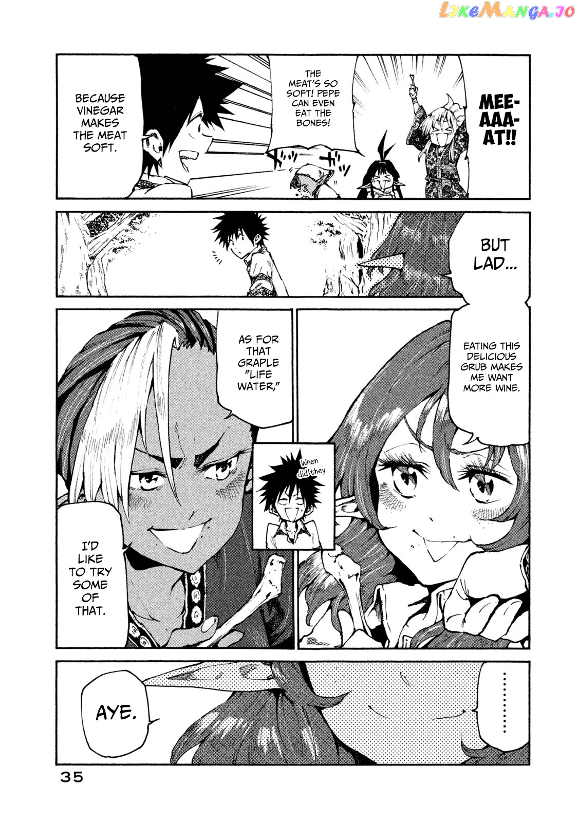 Mazumeshi Elf to Youbokugurashi chapter 18 - page 13