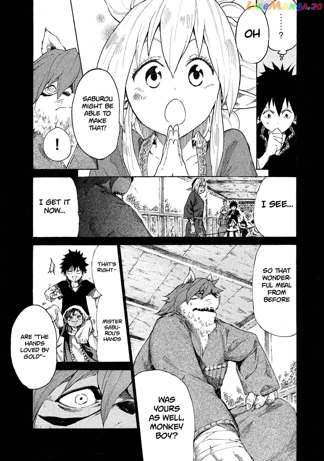 Mazumeshi Elf to Youbokugurashi chapter 6 - page 32