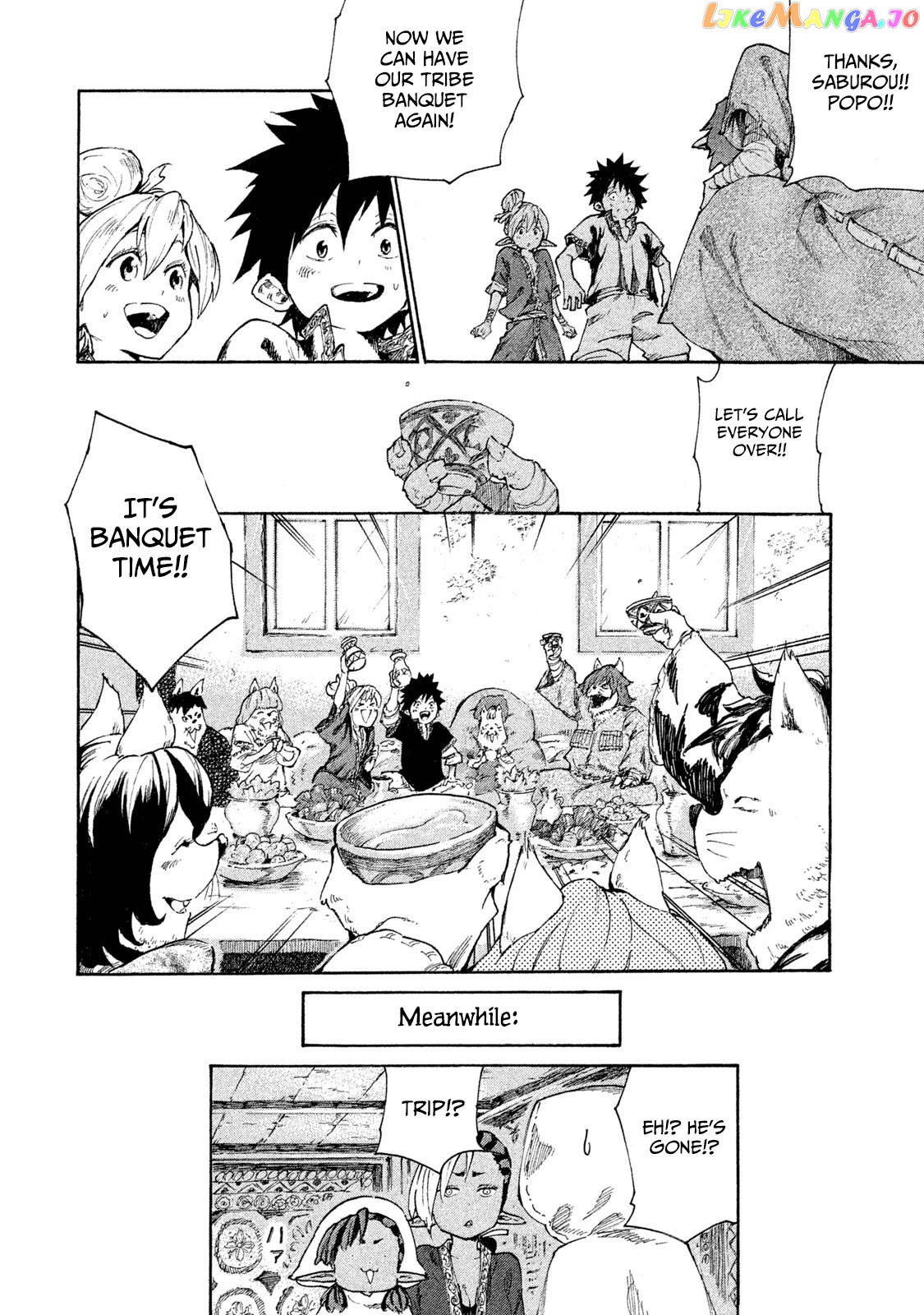 Mazumeshi Elf to Youbokugurashi chapter 6 - page 45