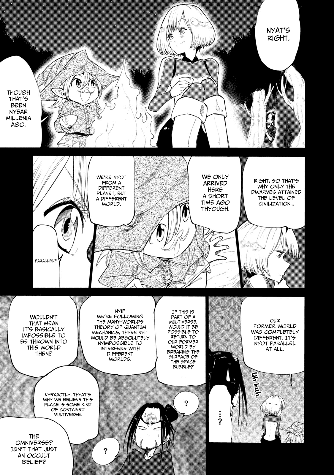 Mazumeshi Elf to Youbokugurashi chapter 38.5 - page 14