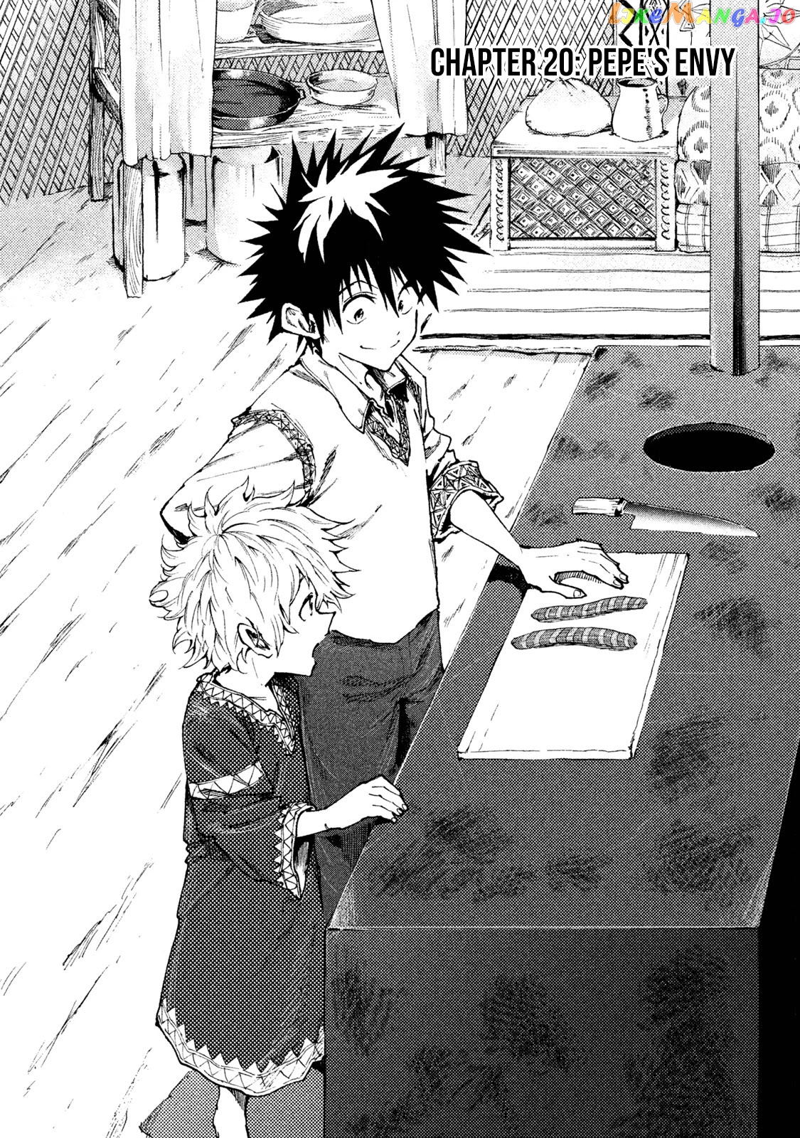 Mazumeshi Elf to Youbokugurashi chapter 20 - page 1