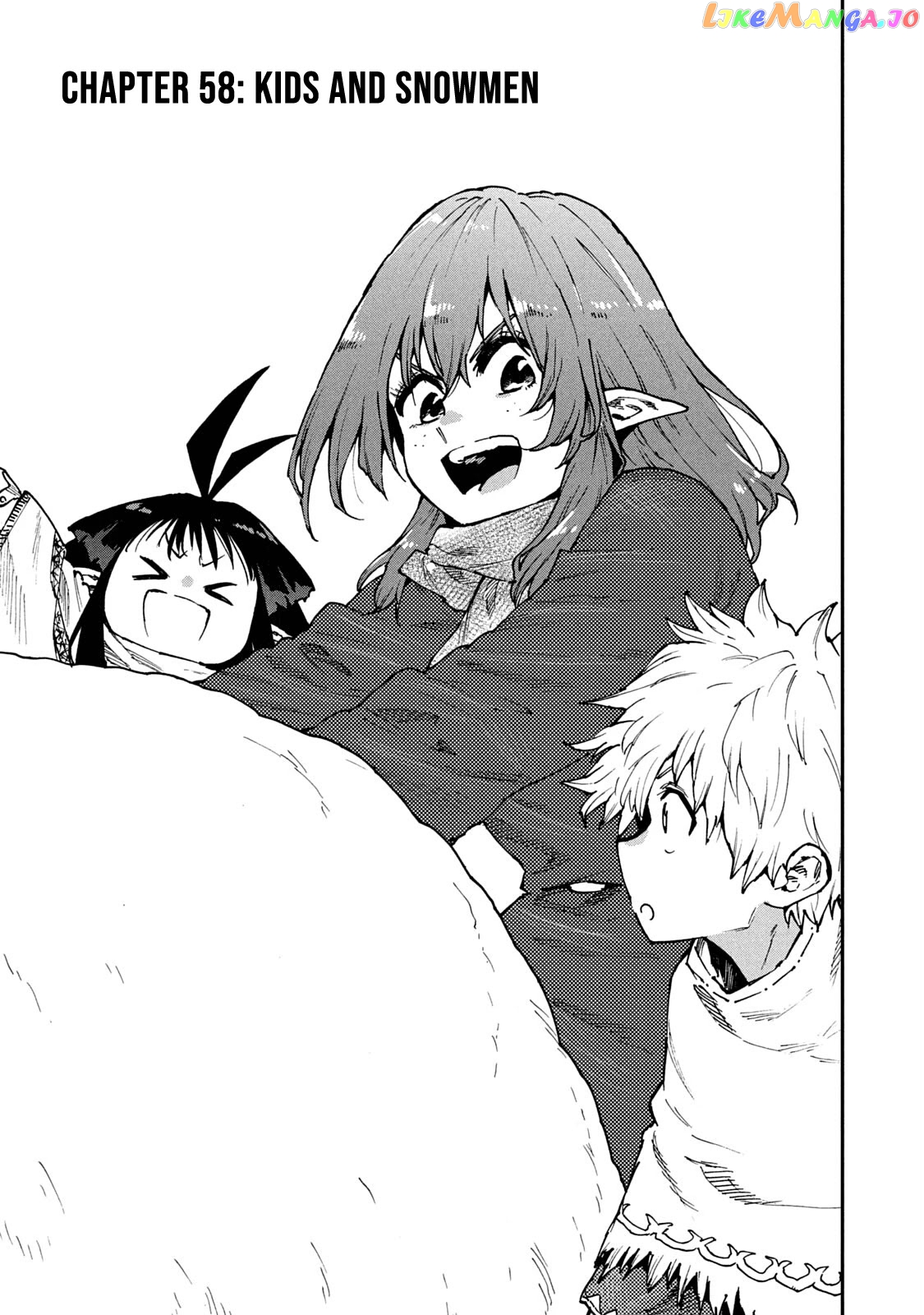 Mazumeshi Elf to Youbokugurashi chapter 58 - page 1