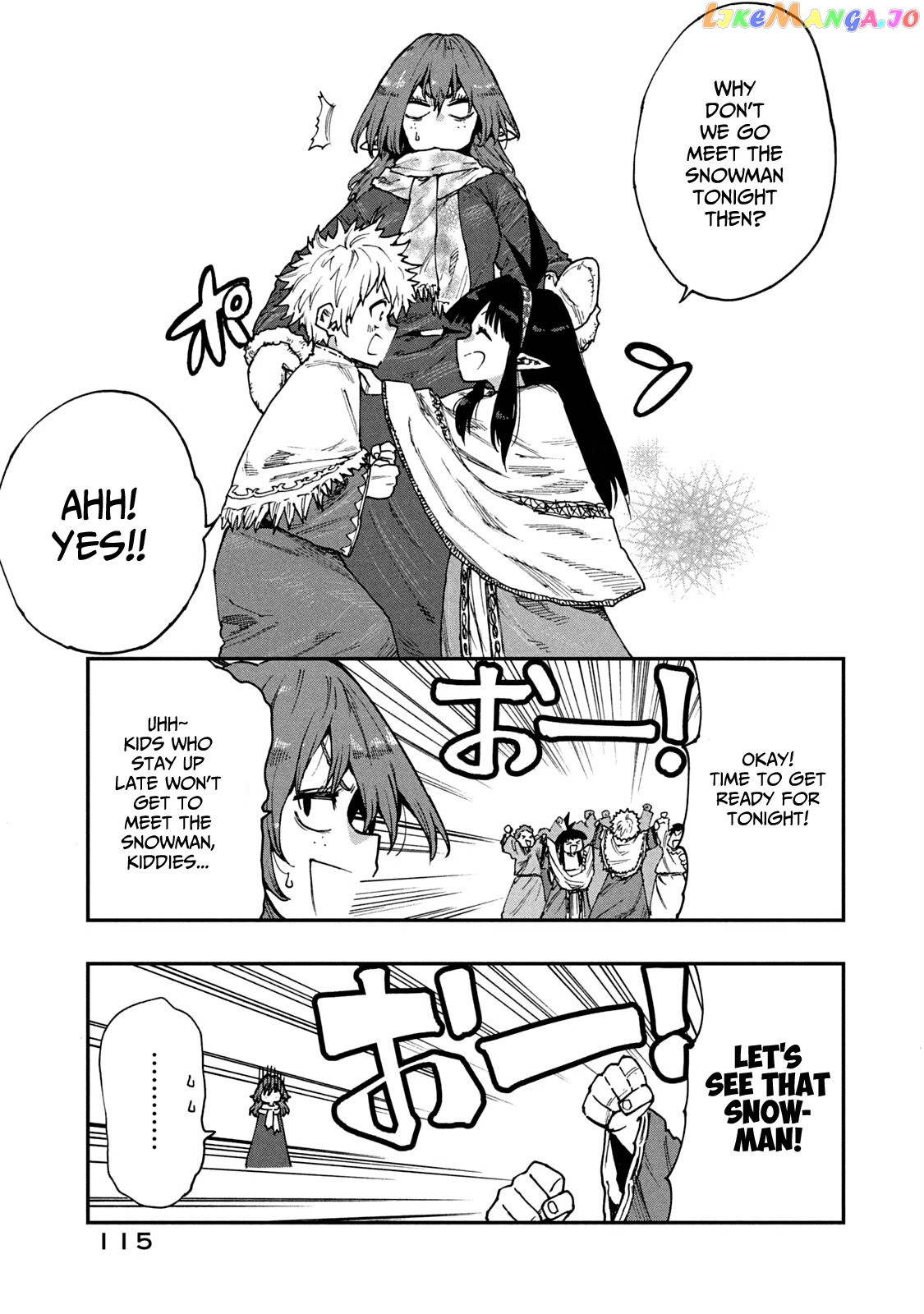 Mazumeshi Elf to Youbokugurashi chapter 58 - page 11