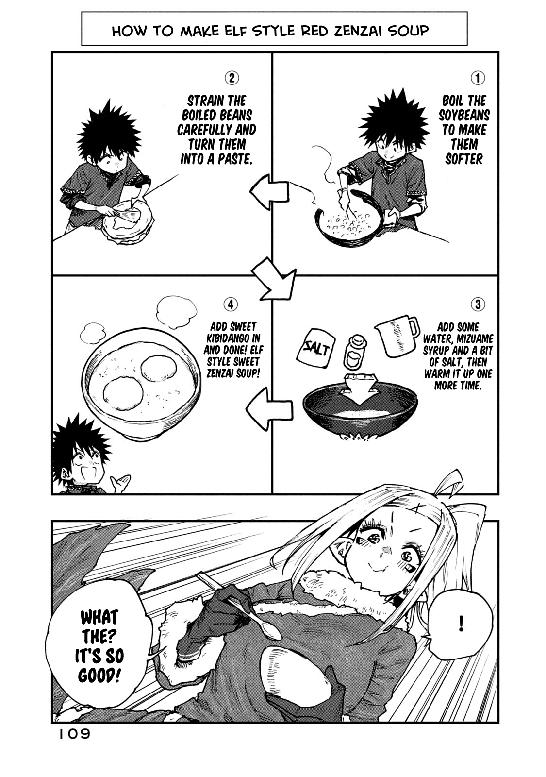 Mazumeshi Elf to Youbokugurashi chapter 58 - page 5