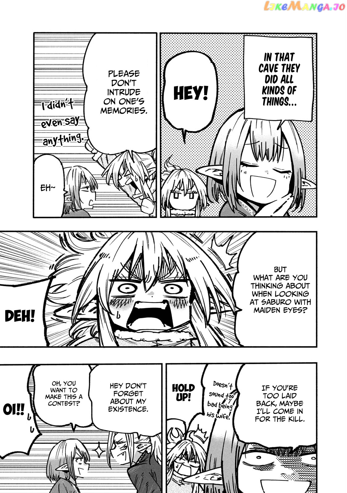 Mazumeshi Elf to Youbokugurashi chapter 59 - page 27