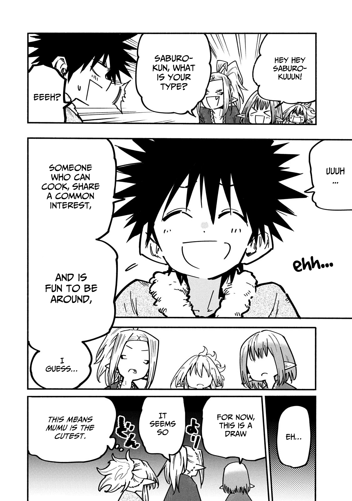 Mazumeshi Elf to Youbokugurashi chapter 59 - page 28