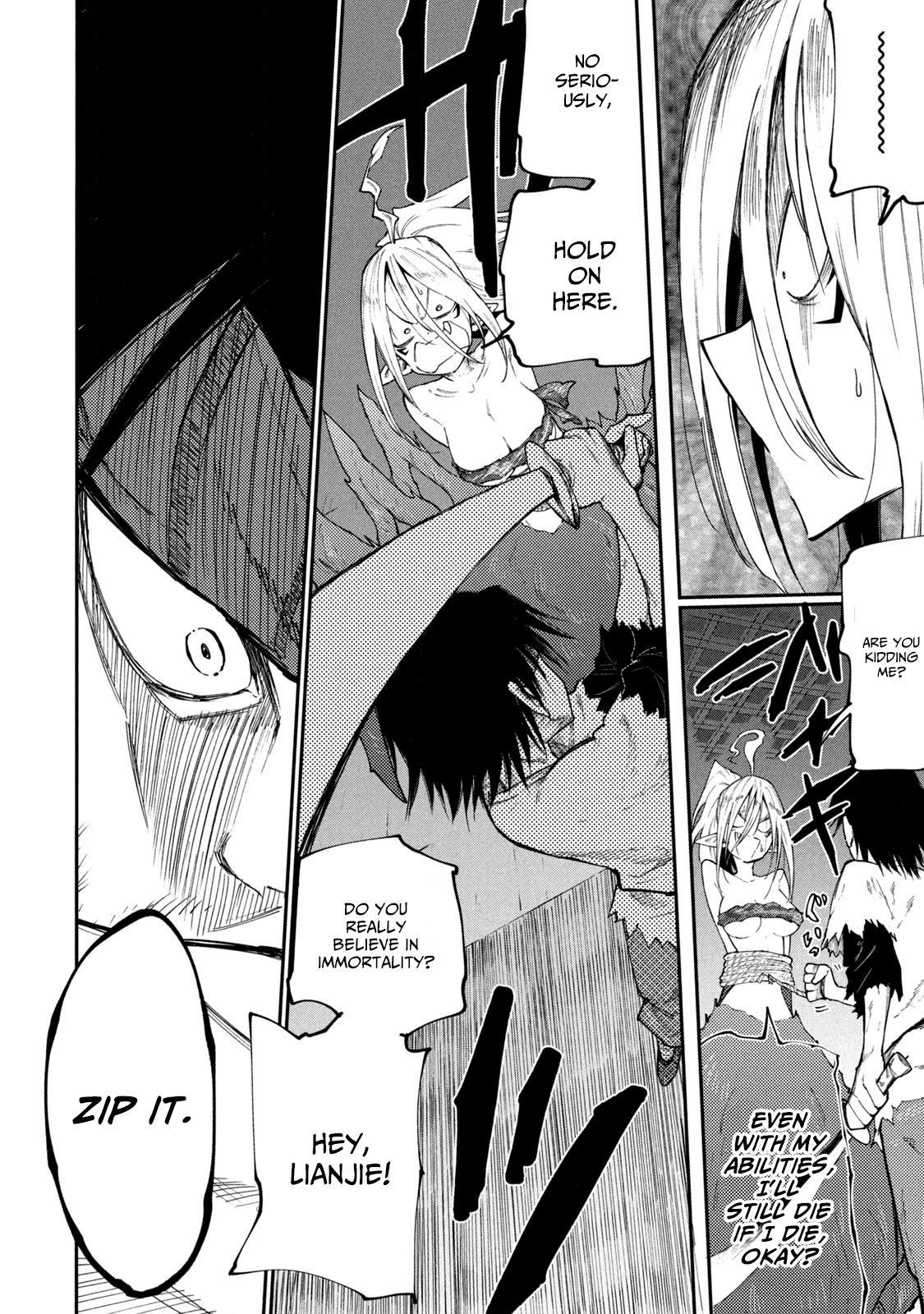Mazumeshi Elf to Youbokugurashi chapter 42 - page 16