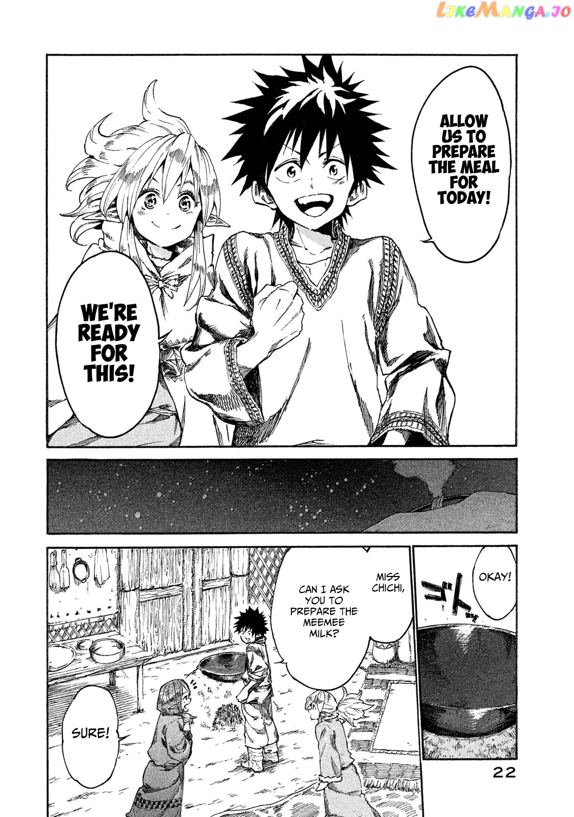Mazumeshi Elf to Youbokugurashi chapter 11 - page 24