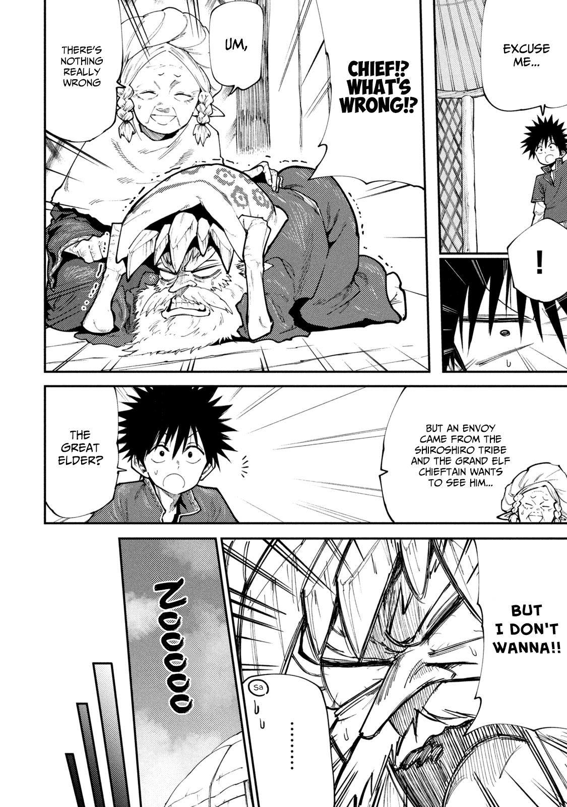 Mazumeshi Elf to Youbokugurashi chapter 45 - page 4
