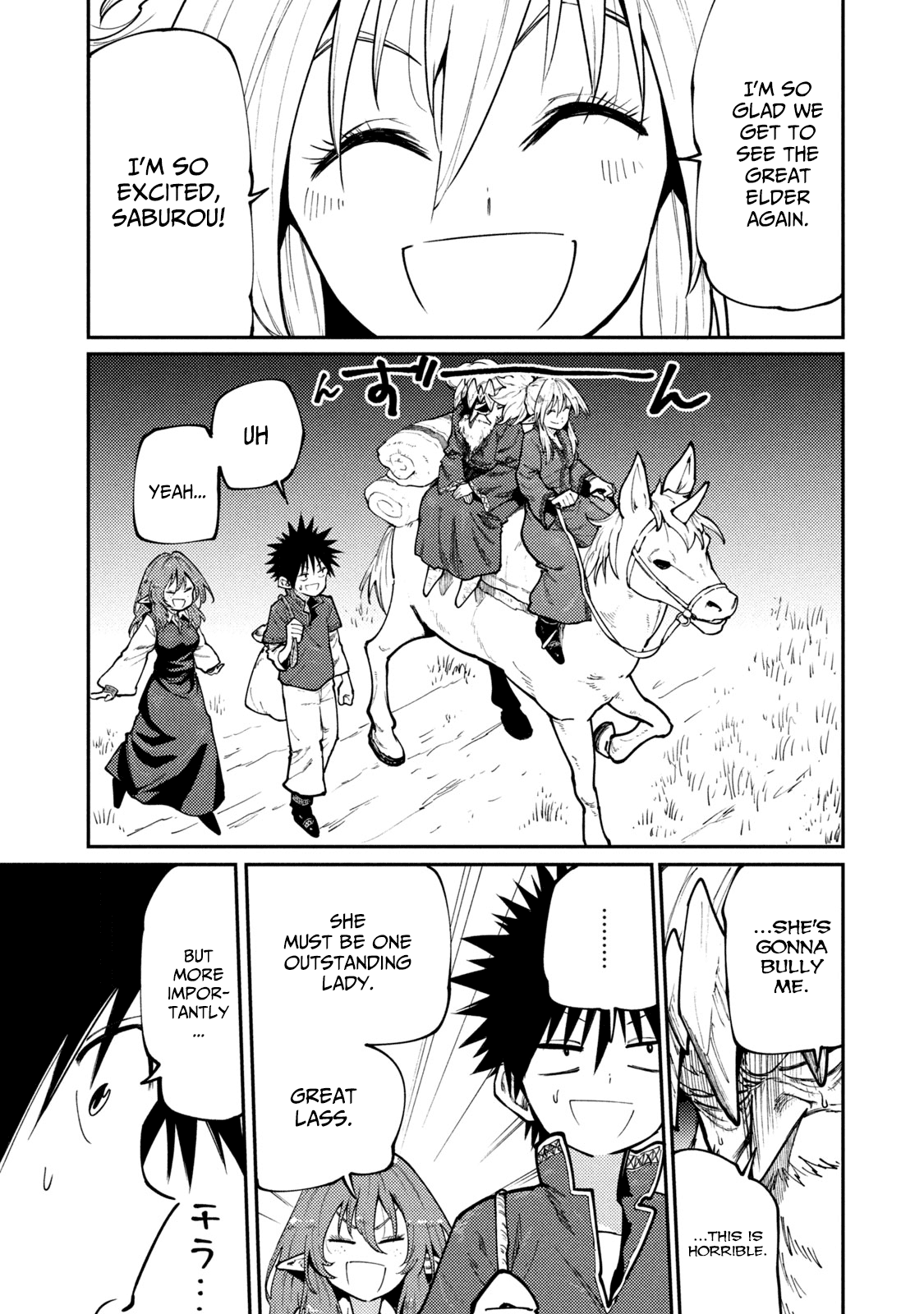 Mazumeshi Elf to Youbokugurashi chapter 45 - page 5