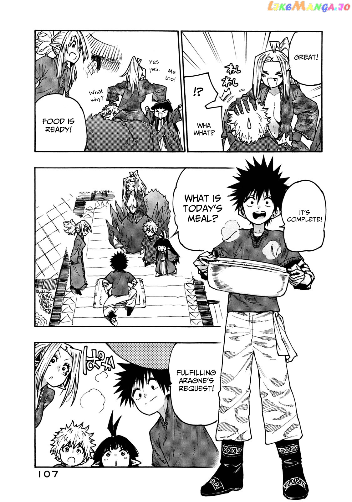 Mazumeshi Elf to Youbokugurashi chapter 65 - page 7