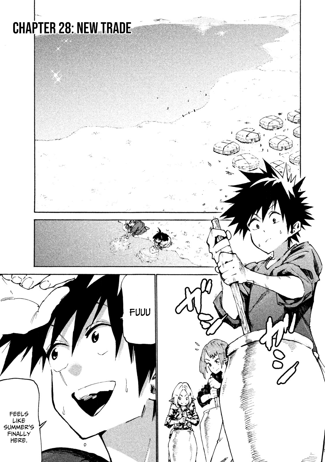 Mazumeshi Elf to Youbokugurashi chapter 28 - page 1
