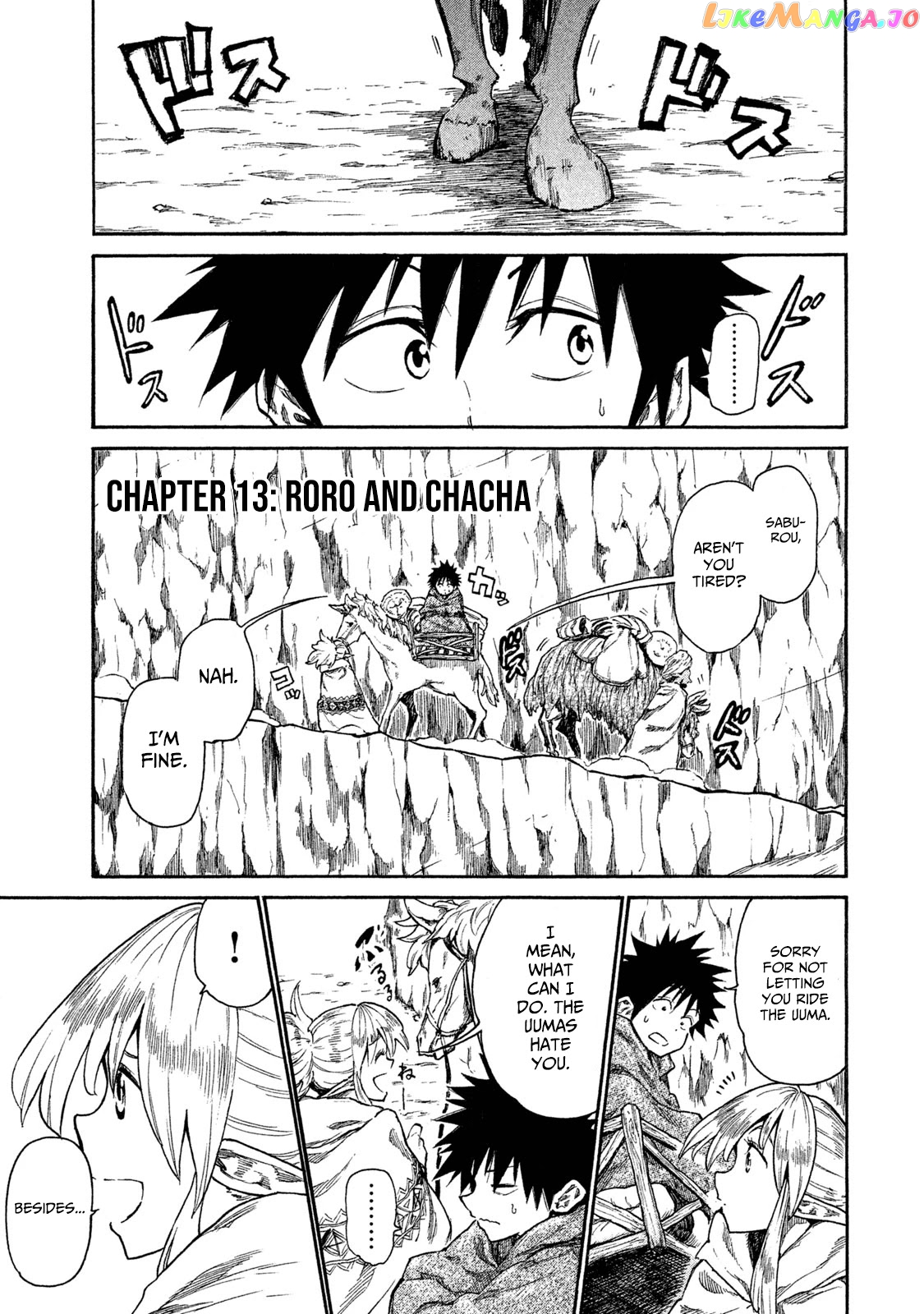 Mazumeshi Elf to Youbokugurashi chapter 13 - page 1