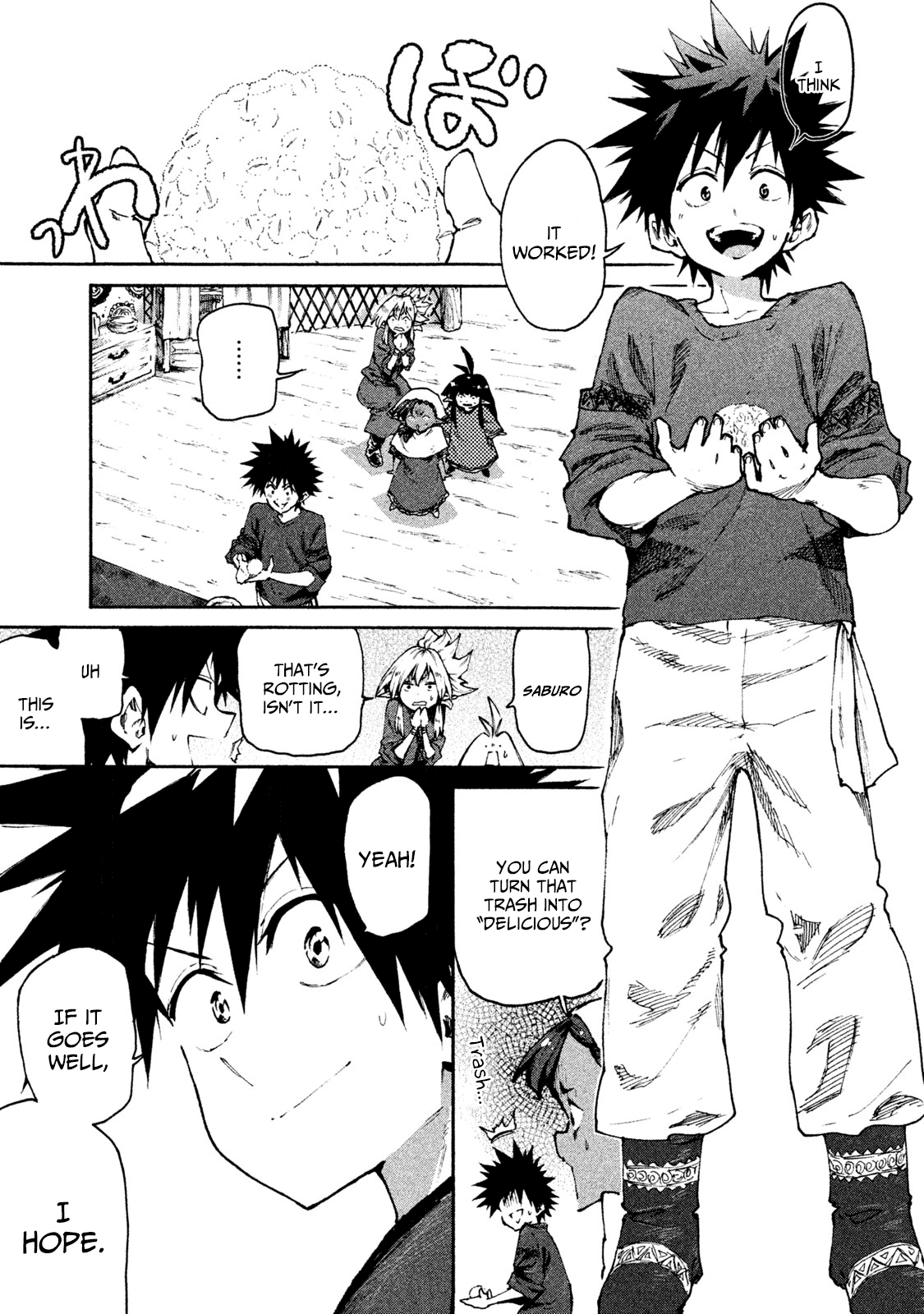 Mazumeshi Elf to Youbokugurashi chapter 29 - page 1