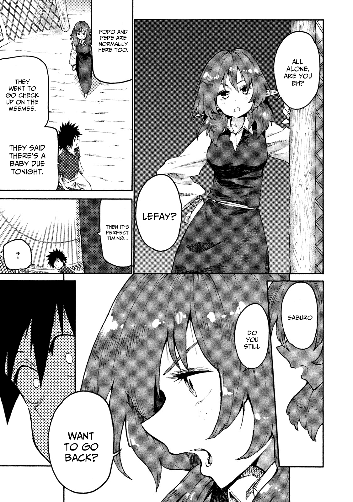 Mazumeshi Elf to Youbokugurashi chapter 30 - page 5