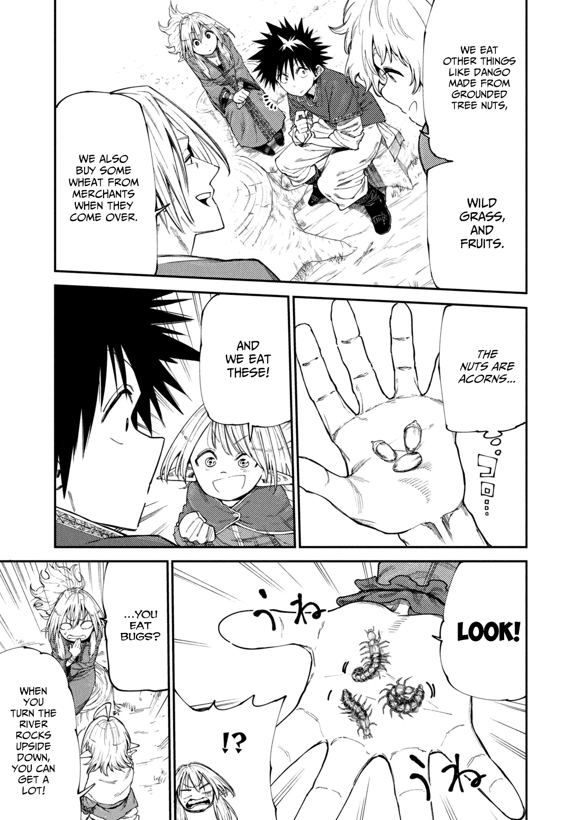 Mazumeshi Elf to Youbokugurashi chapter 48 - page 3
