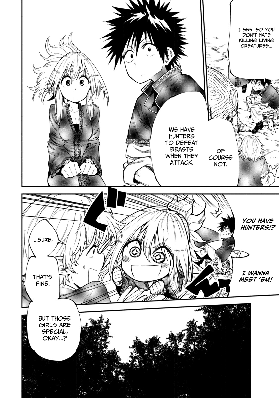 Mazumeshi Elf to Youbokugurashi chapter 48 - page 4