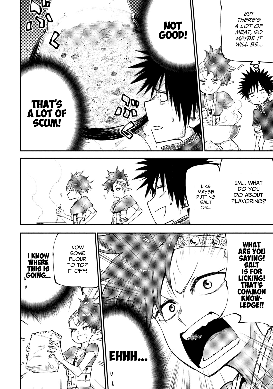 Mazumeshi Elf to Youbokugurashi chapter 49 - page 4