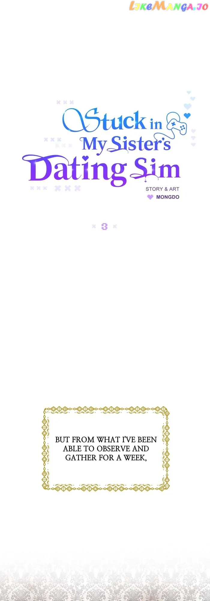 Stuck in My Sister's Dating Sim chapter 3 - page 4