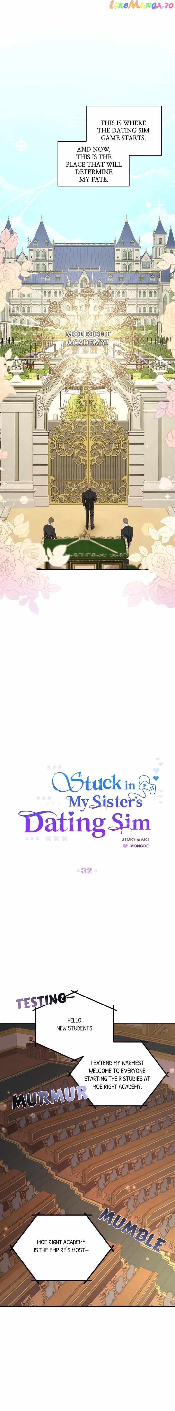 Stuck in My Sister's Dating Sim chapter 32 - page 3