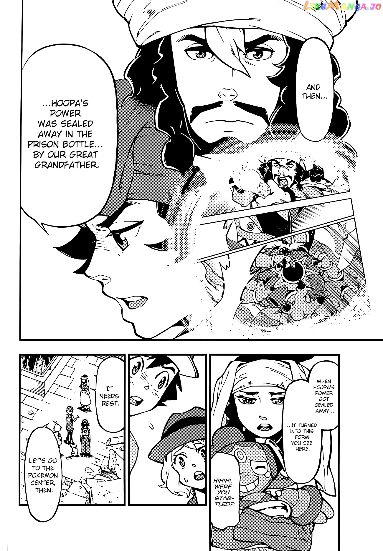 Pokémon The Movie Xy – The Archdjinni Of The Rings Hoopa chapter 1 - page 35