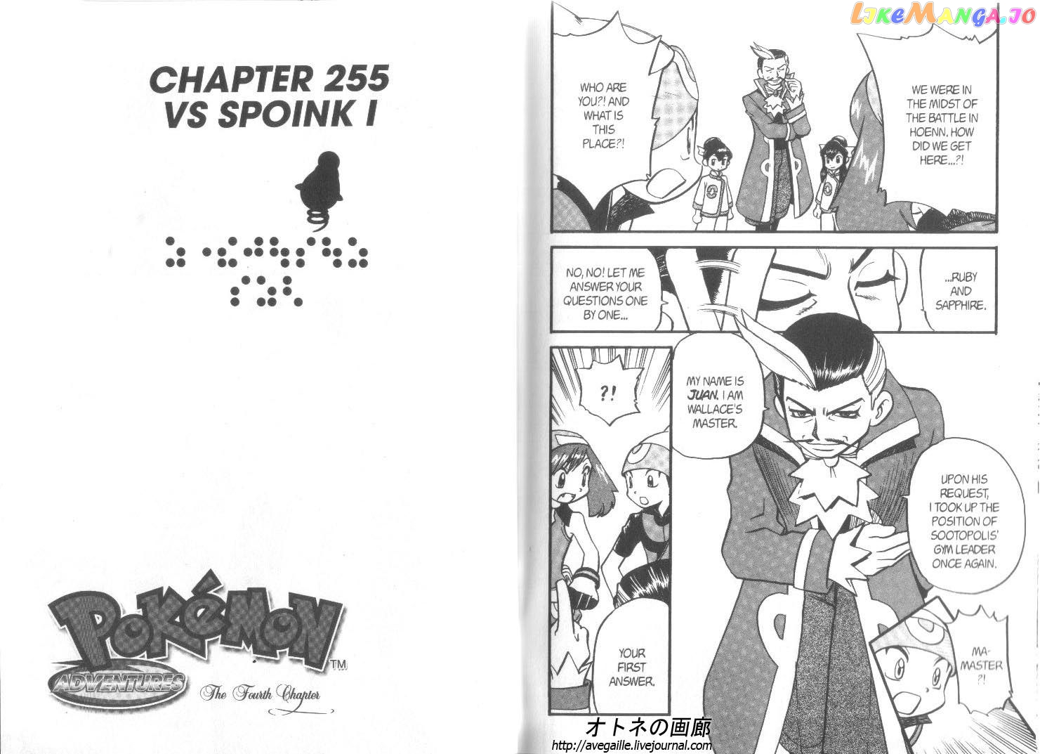 Pocket Monster Special chapter 255 - page 1