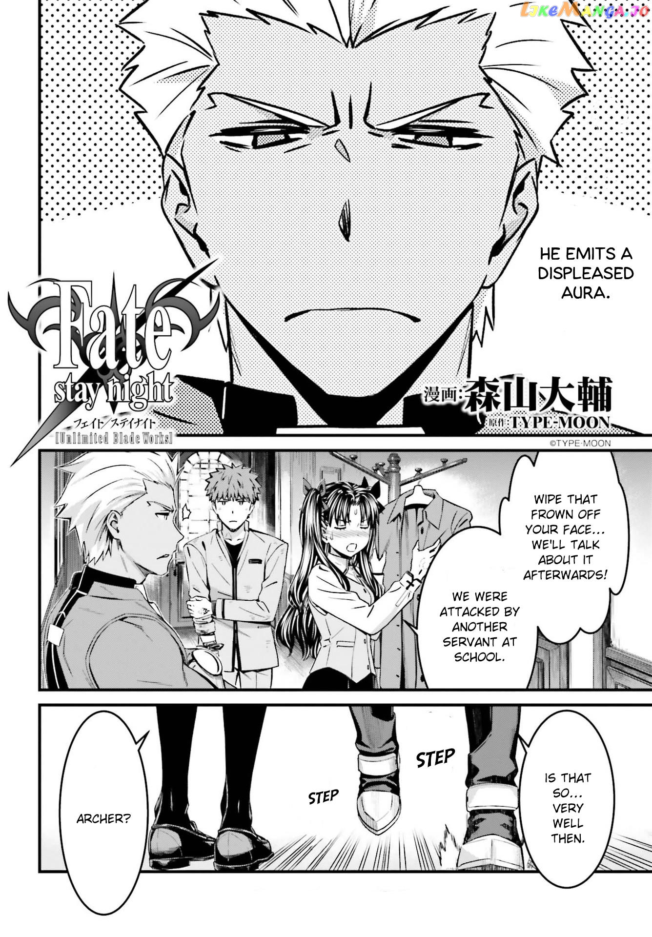Fate/stay Night - Unlimited Blade Works chapter 14.2 - page 1