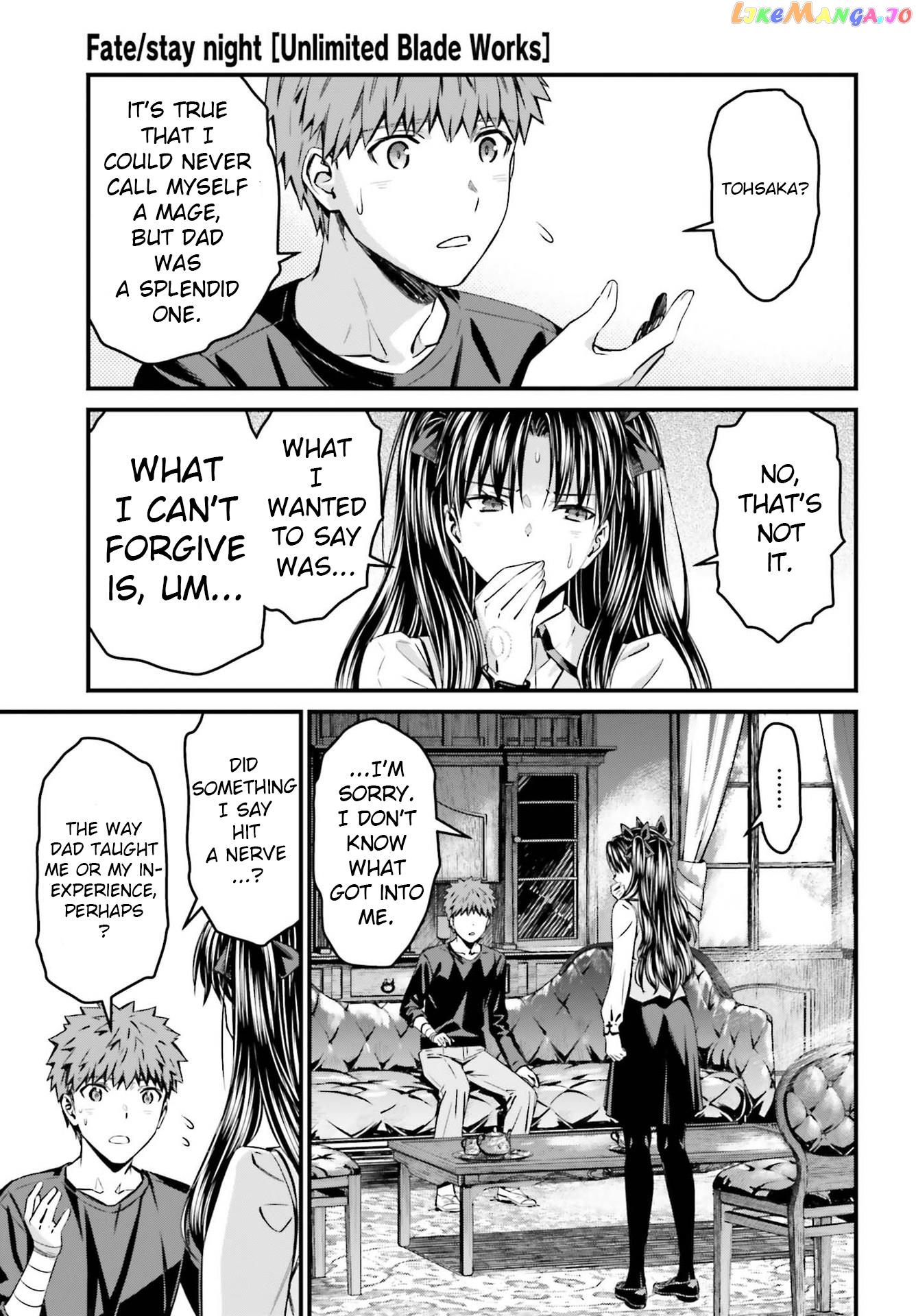 Fate/stay Night - Unlimited Blade Works chapter 14.2 - page 16