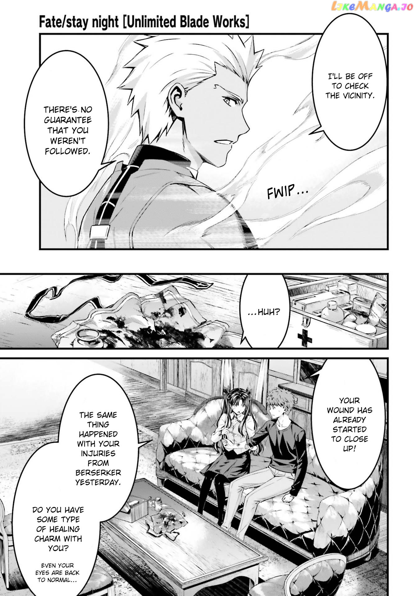 Fate/stay Night - Unlimited Blade Works chapter 14.2 - page 2