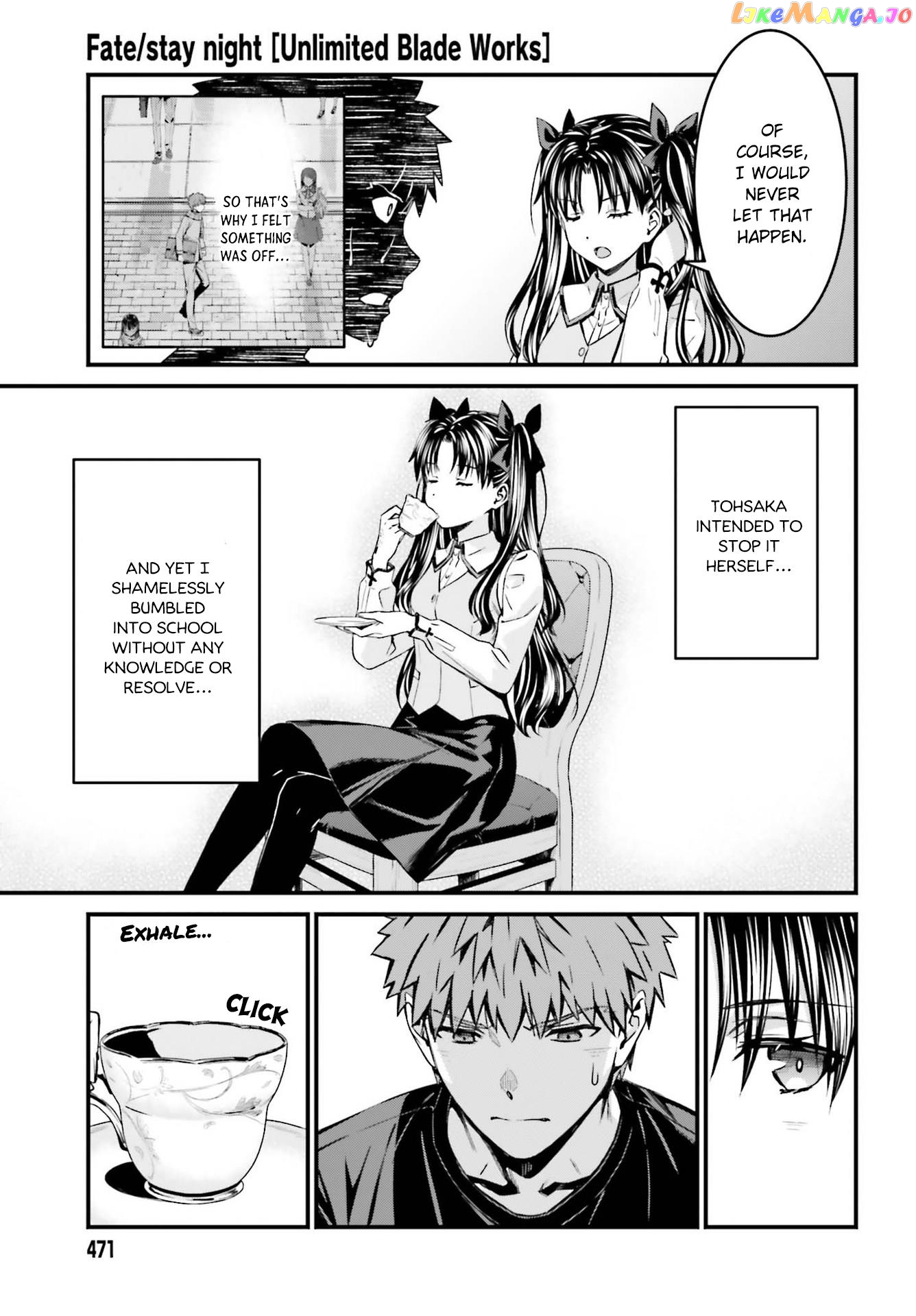 Fate/stay Night - Unlimited Blade Works chapter 14.2 - page 6