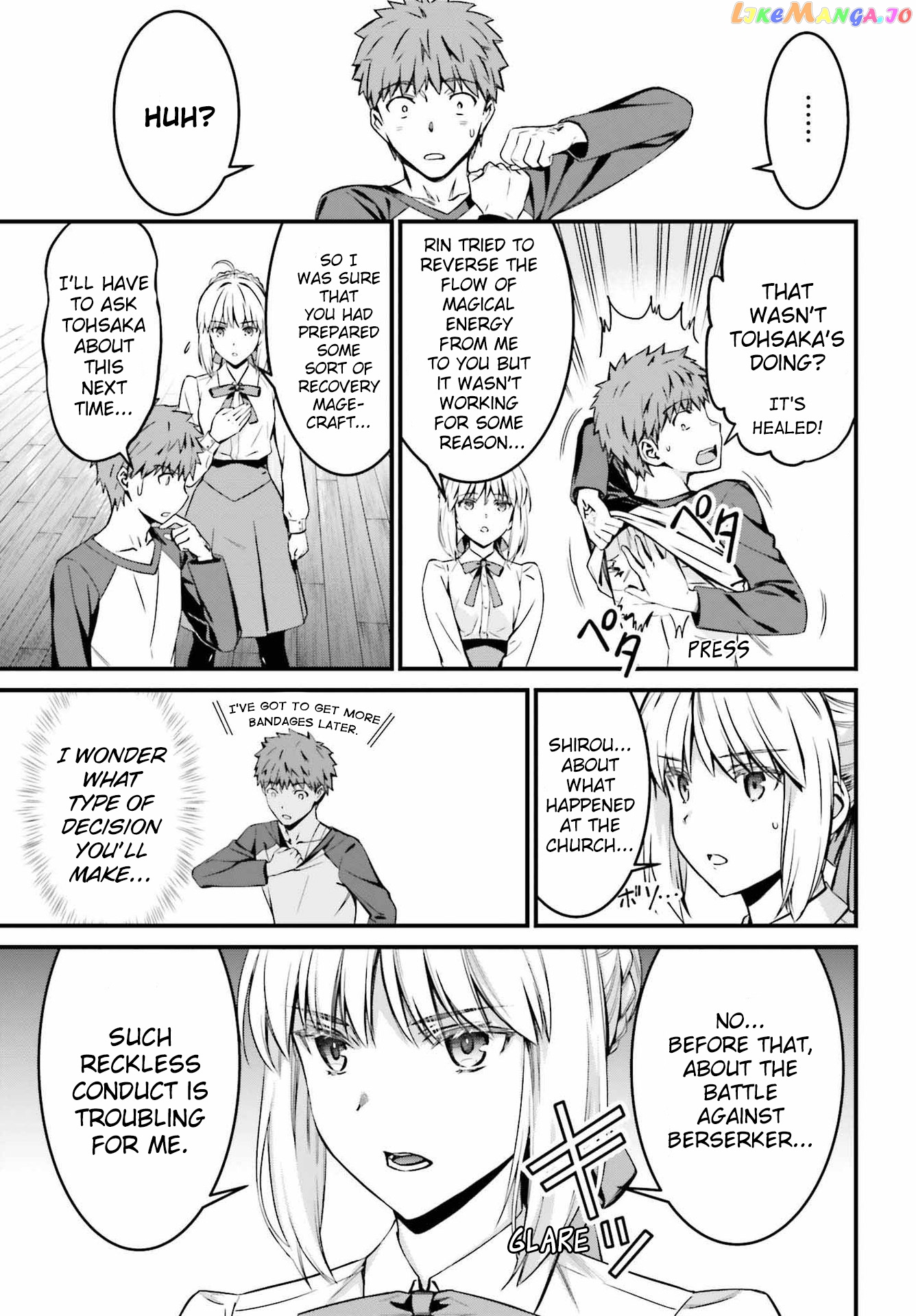 Fate/stay Night - Unlimited Blade Works chapter 8.1 - page 16