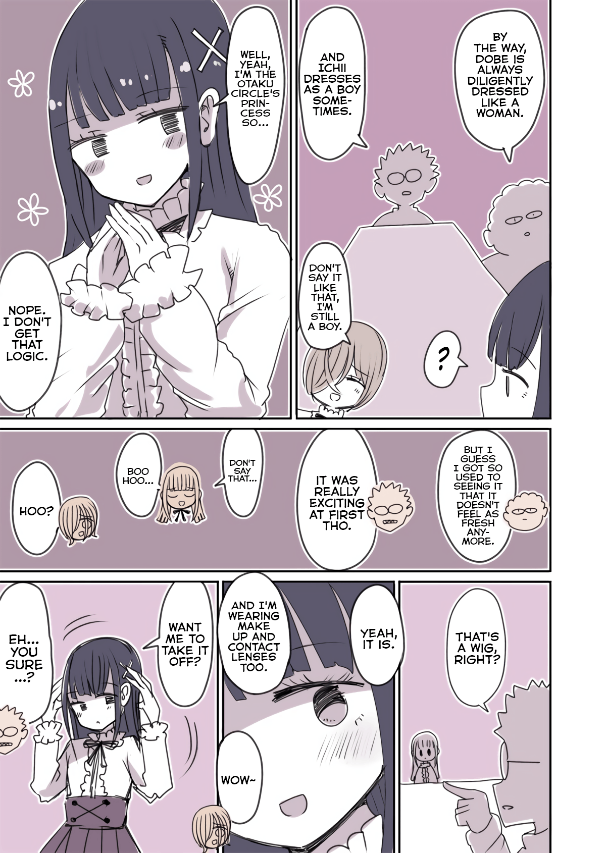 Crossdressing Boys Of The Otaku Circle chapter 12 - page 1