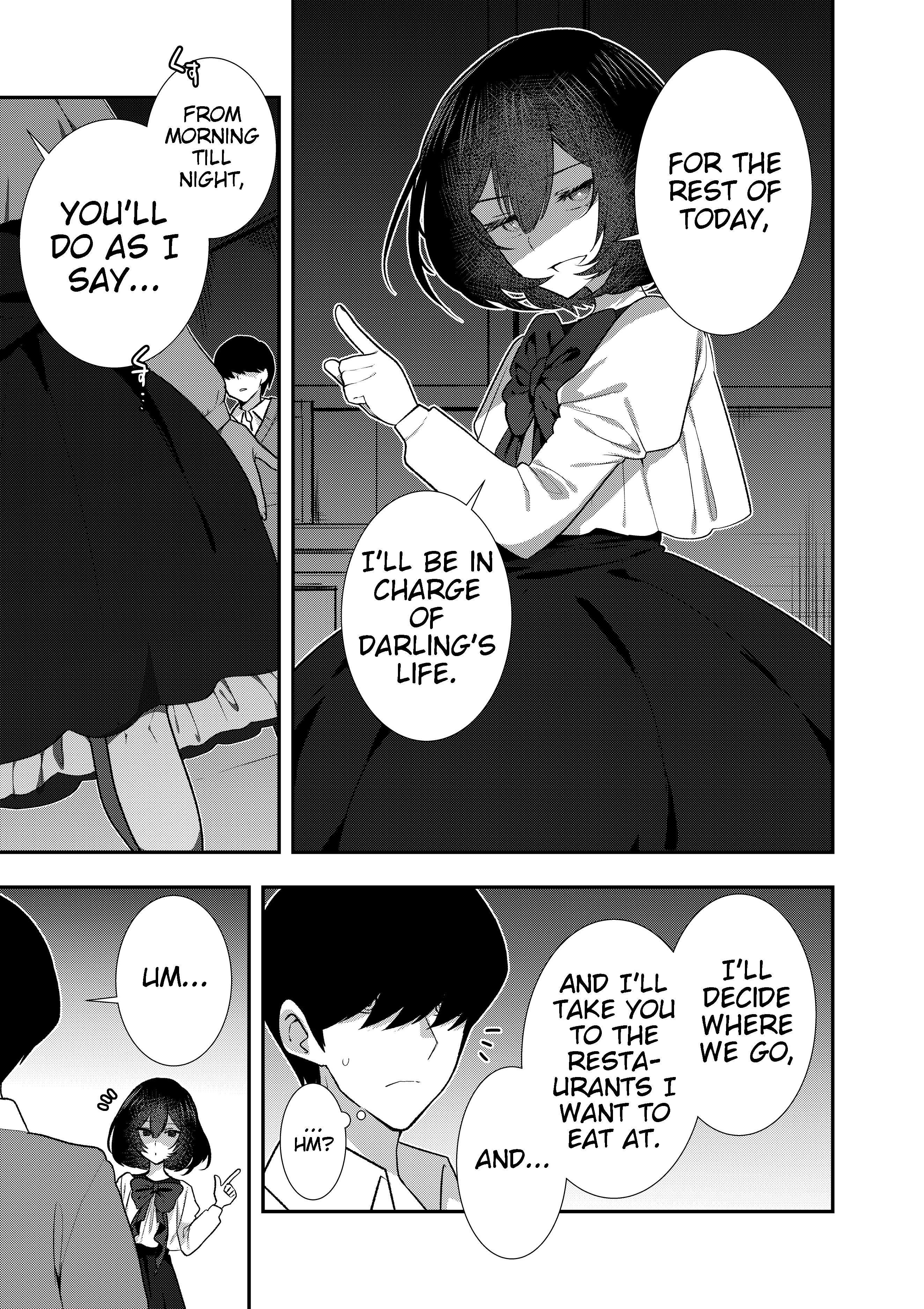 A Yandere Girl Who Is Not Very Good At Being Yandere chapter 8 - page 1