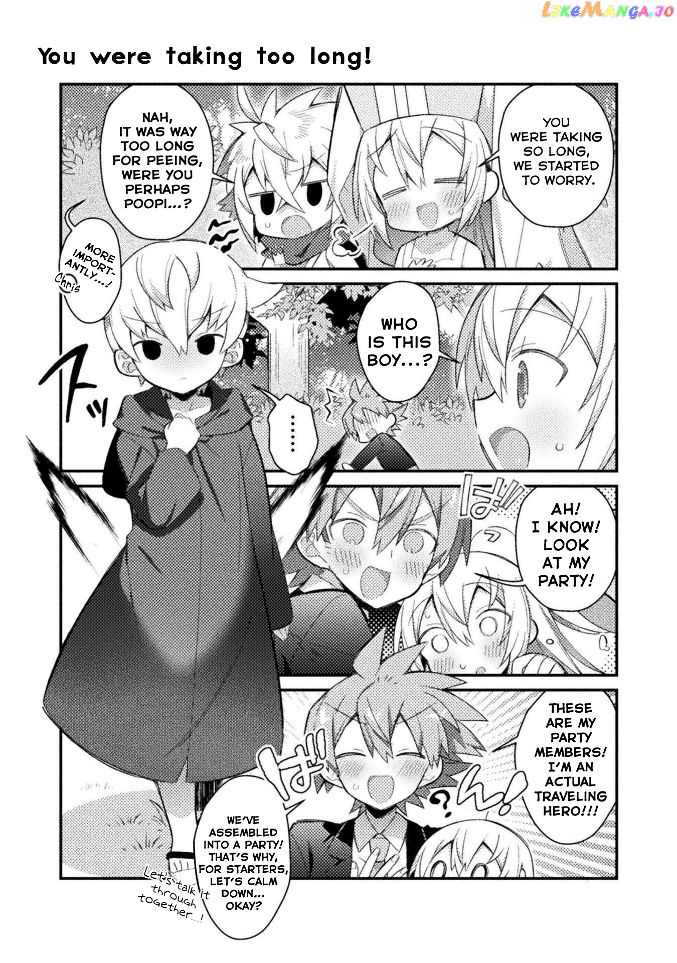 Tensei Shitara Paati Ga Otokonoko-Darakedattakedo Danjite Ore Wa Shotakon Janai! chapter 15 - page 2