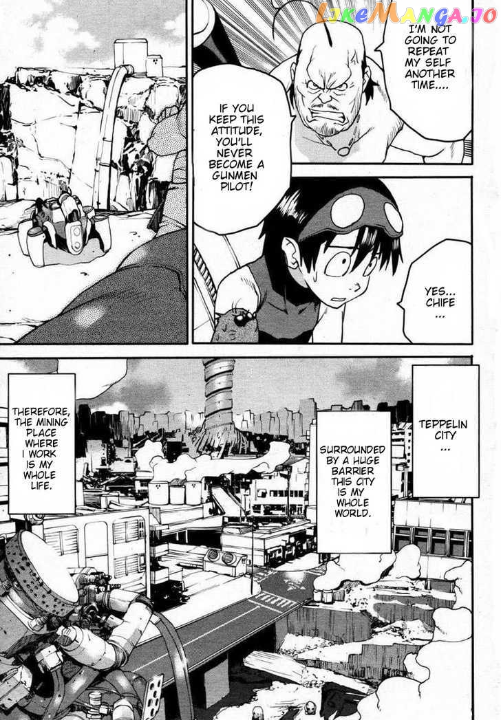 Tengen Toppa Gurren Lagann – Rasen Shounentan chapter 1 - page 5