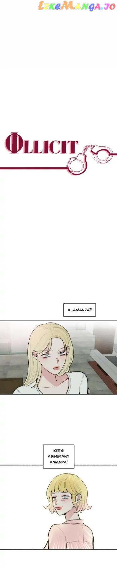 ILLICIT - Manga chapter 2 - page 1