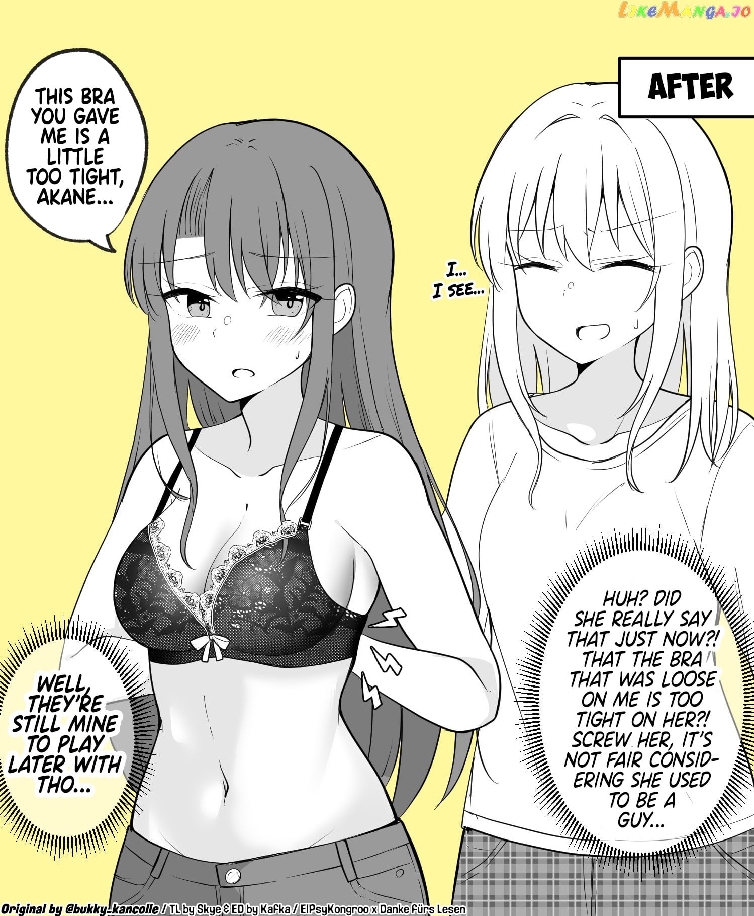 Daily Life Of A Couple In Which The Boyfriend Became A Girl One Day chapter 2 - page 2