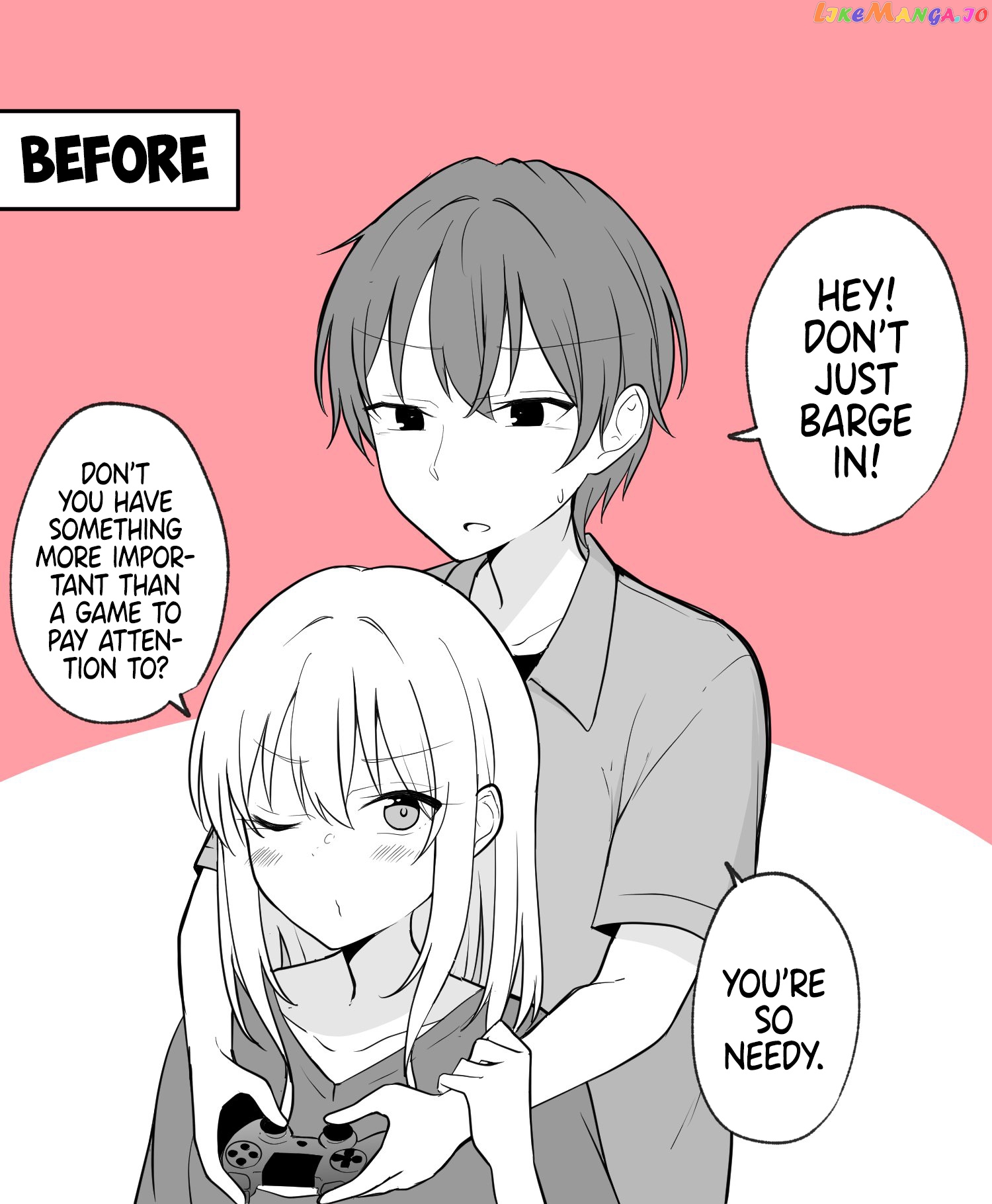 Daily Life Of A Couple In Which The Boyfriend Became A Girl One Day chapter 8 - page 1